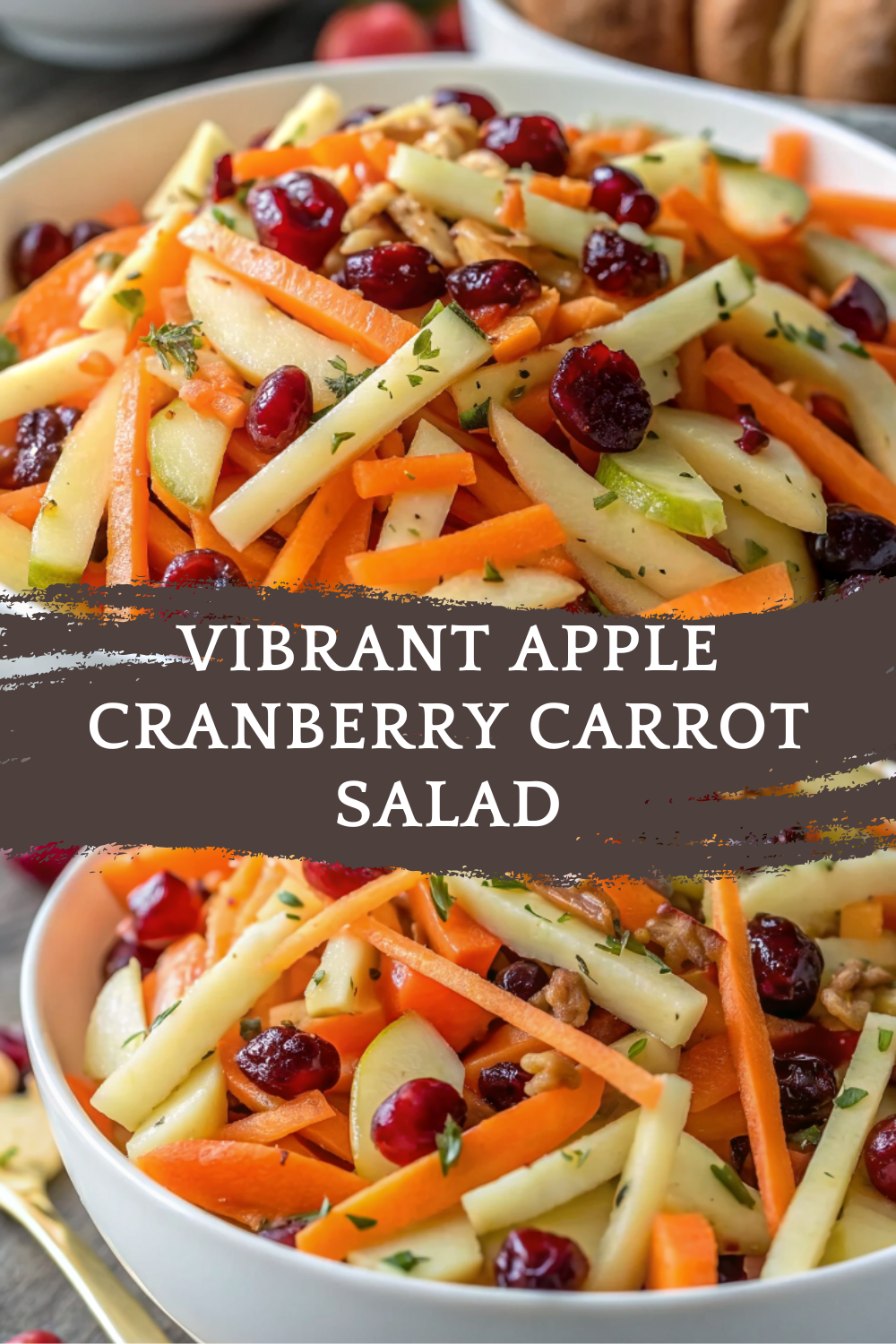 Vibrant Apple Cranberry Carrot Salad for Healthy Living — A Crunchy, Colorful Boost of Freshness