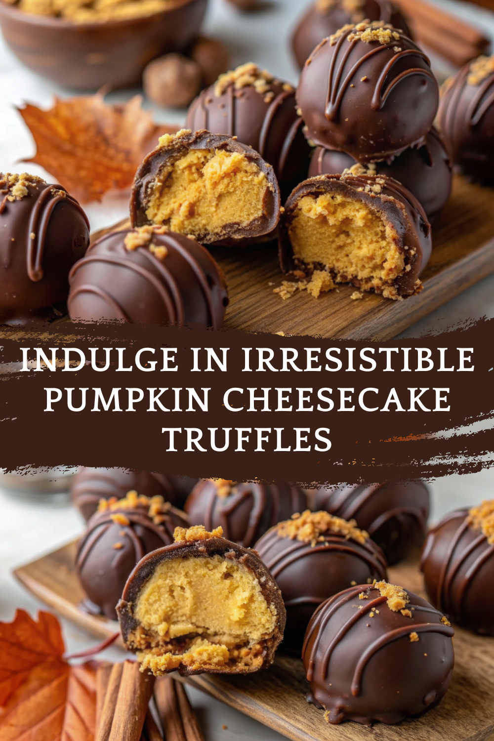 Indulge in Irresistible Pumpkin Cheesecake Truffles!