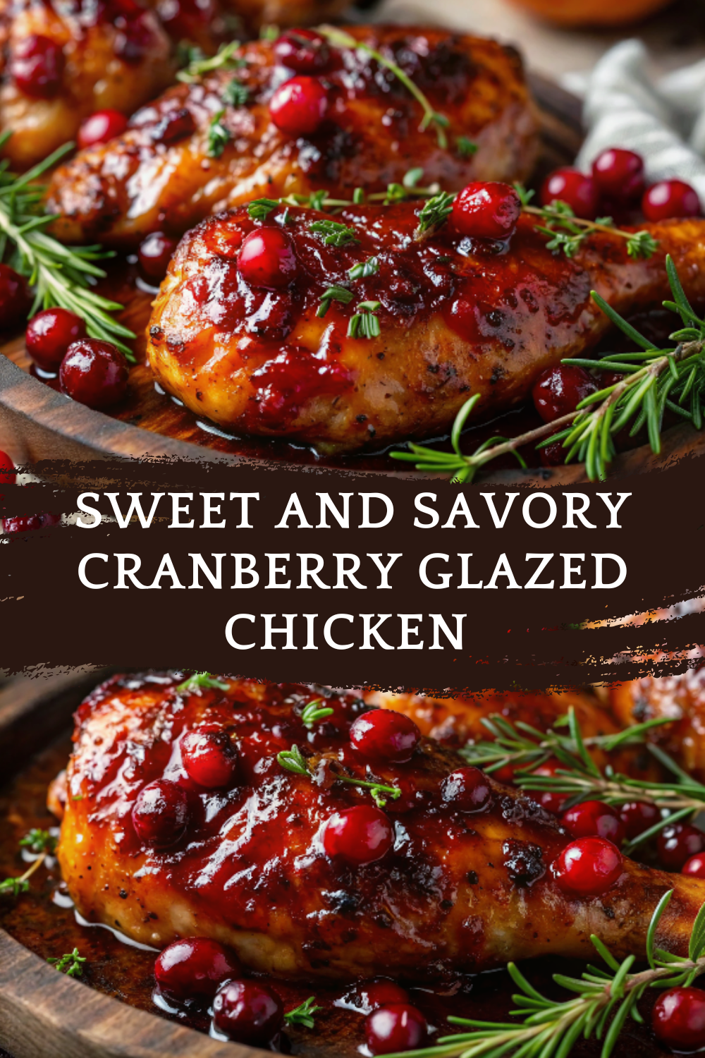 Sweet and Savory Cranberry Glazed Chicken – A Holiday-Worthy Dinner Dish