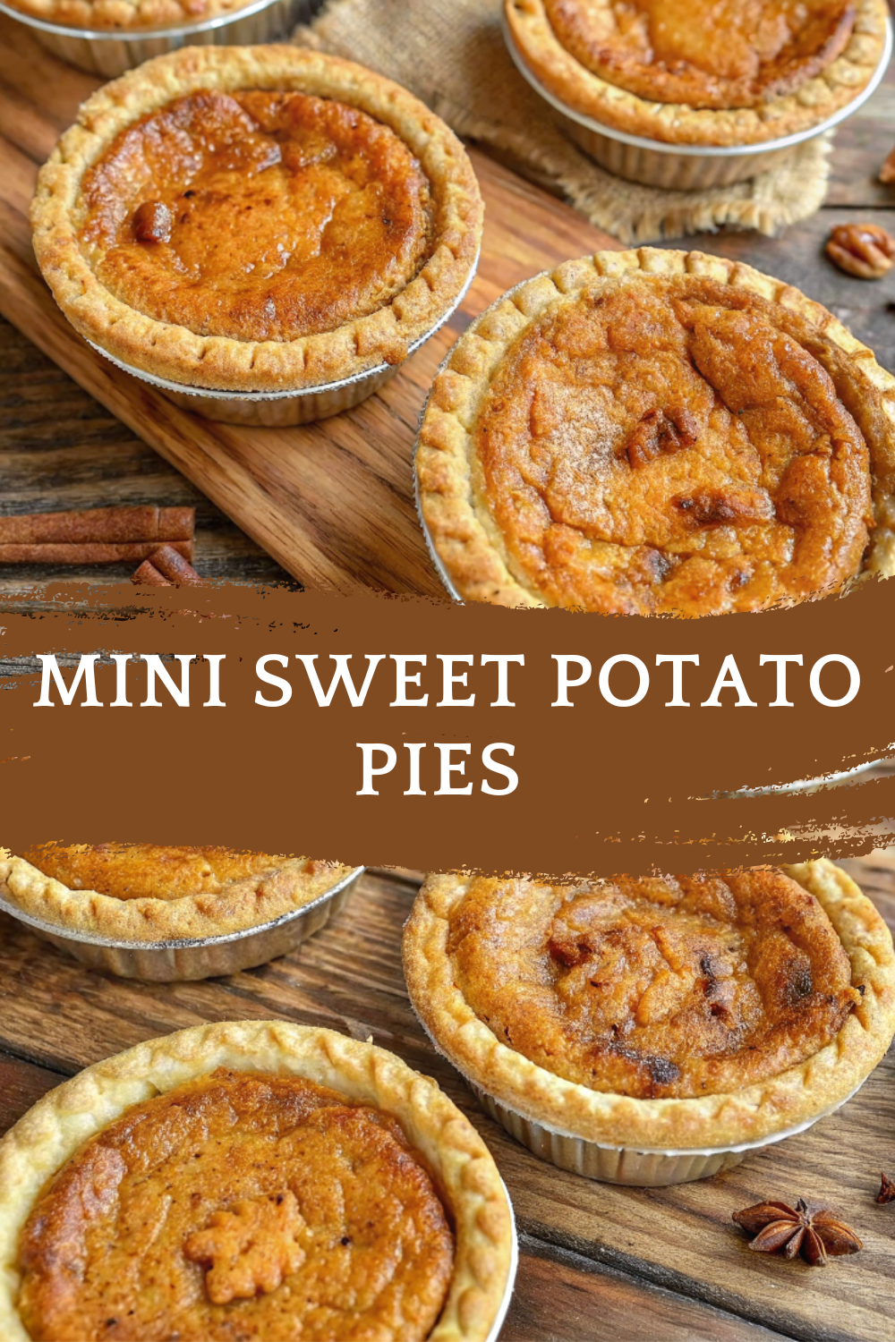 Mini Sweet Potato Pies | The Perfect Bite-Sized Holiday Dessert