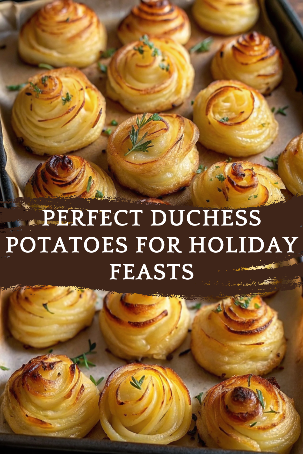 Perfect Duchess Potatoes for Holiday Feasts | Fluffy, Buttery & Golden Perfection