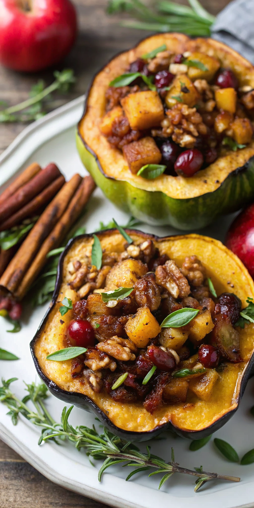 Delicious Apple Stuffed Acorn Squash – Perfect Fall Recipe Idea