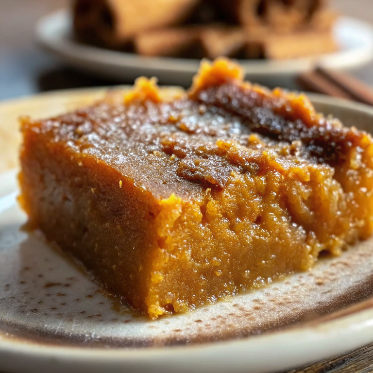 Sweet Potato Pound/Pudding: Where Comfort Meets Elegance – A Decadent Twist on a Classic Dessert