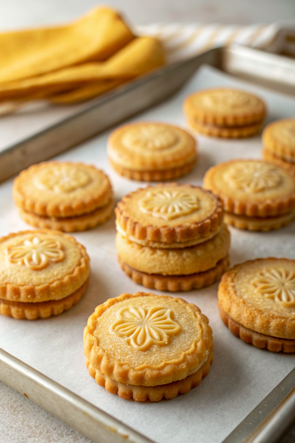 Homemade Custard Cream Cookies — Soft, Buttery & Filled with Silky Vanilla Cream