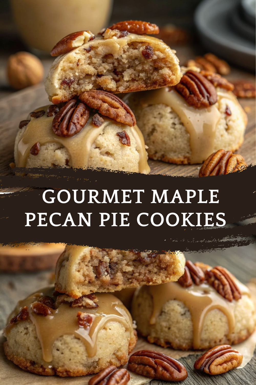 Gourmet Maple Pecan Pie Cookies – Soft, Buttery & Melt-In-Your-Mouth