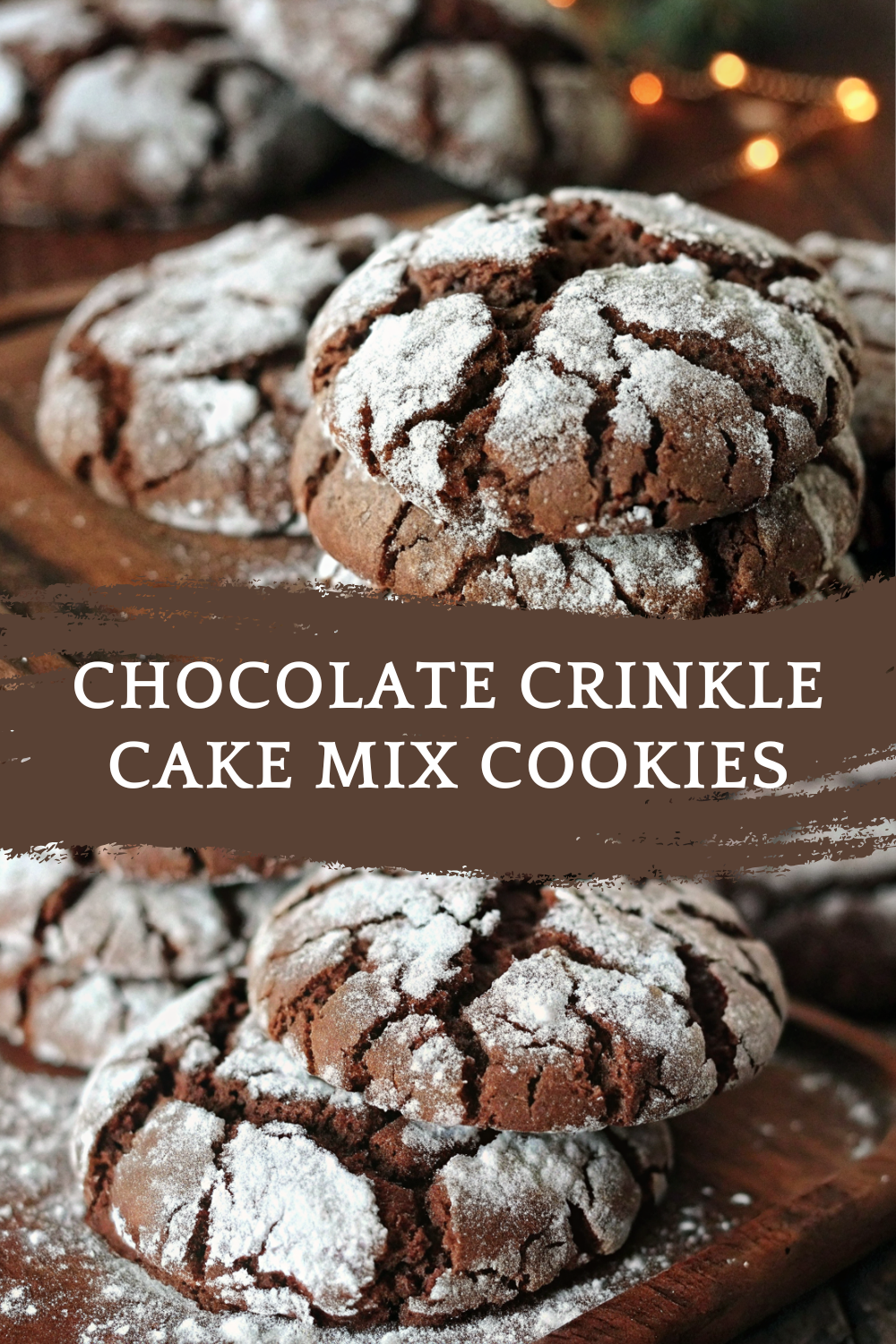 Chocolate Crinkle Cake Mix Cookies – Super Easy & Super Tasty