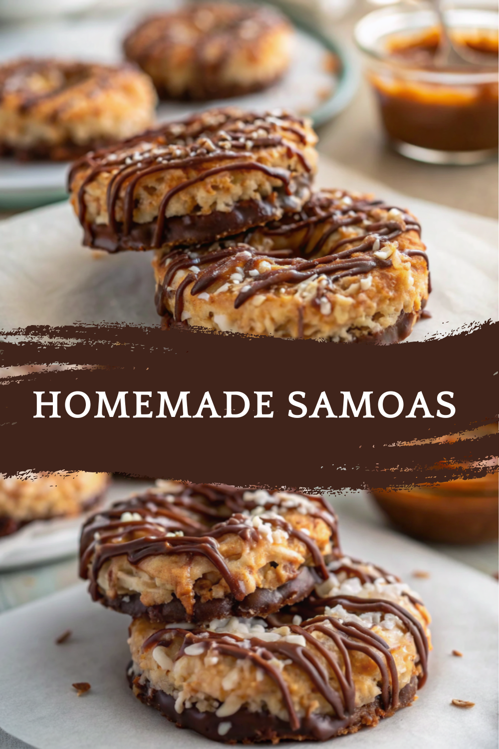 Homemade Samoas – Copycat Girl Scout Cookies