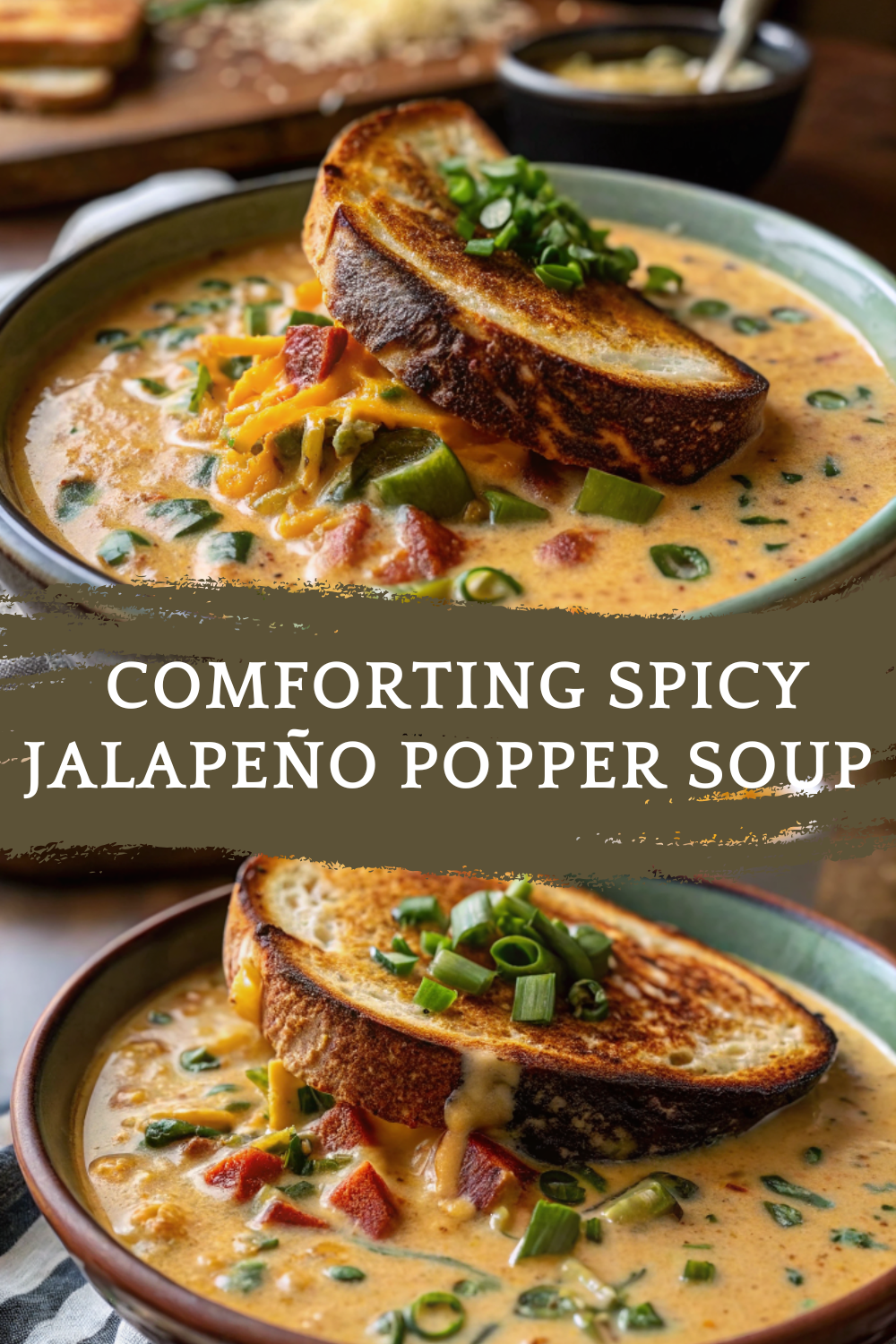 Comforting Spicy Jalapeño Popper Soup – Creamy, Cozy & Packed With Flavor