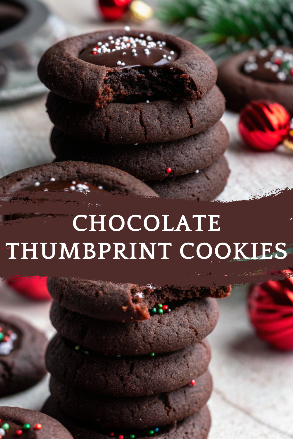 Chocolate Thumbprint Cookies – Soft, Fudgy & Filled With Silky Chocolate