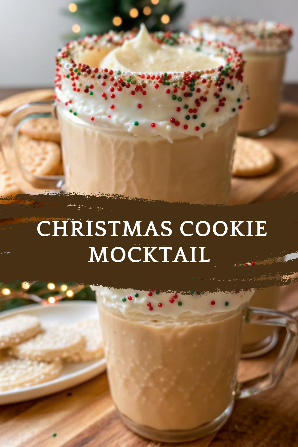 Christmas Cookie Mocktail (Alcohol-Free, Creamy & Festive)