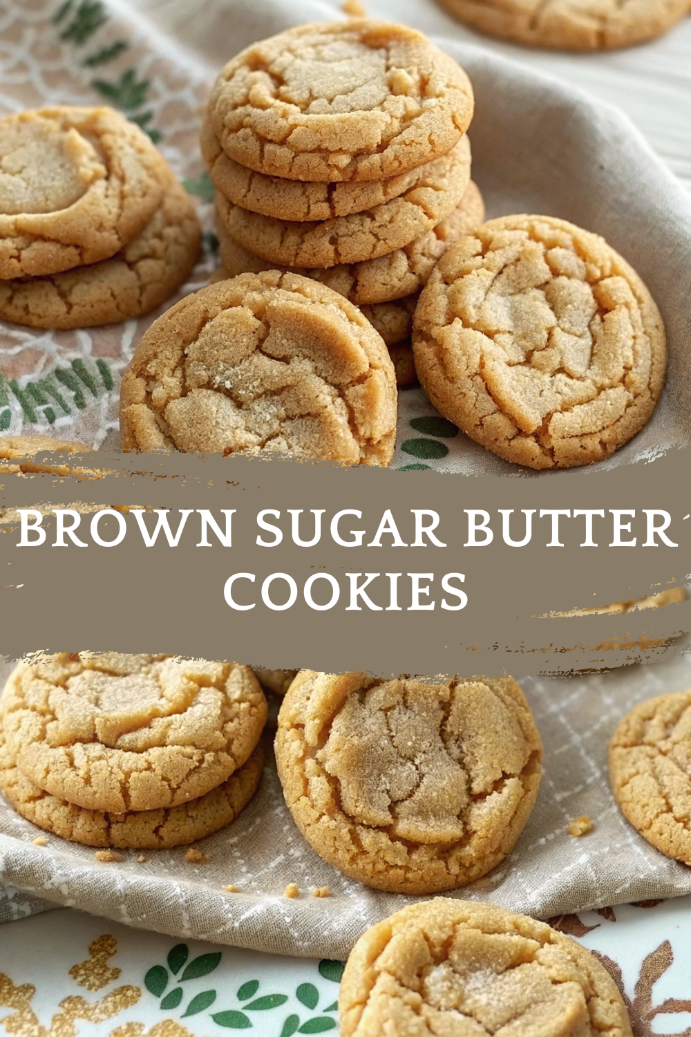 Brown Sugar Butter Cookies (Soft, Buttery & Melt-in-Your-Mouth – Bakery Style)
