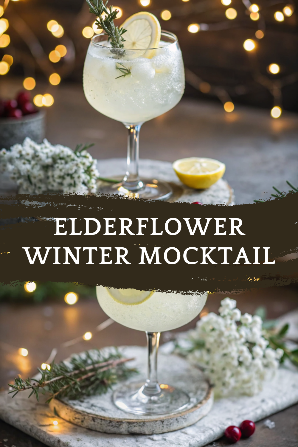 Elderflower Winter Mocktail – Refreshing, Elegant & Alcohol-Free