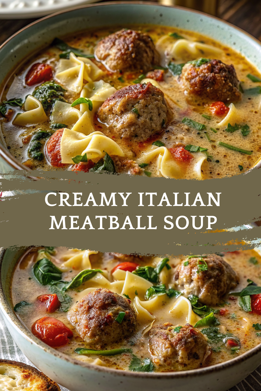 Creamy Italian Meatball Soup – Cozy, Hearty & Full of Flavor