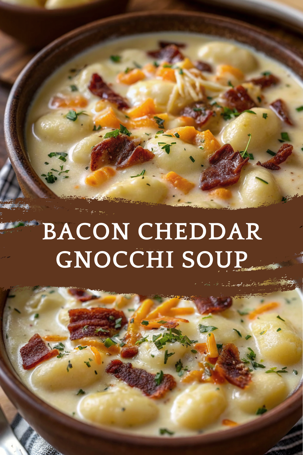 Bacon Cheddar Gnocchi Soup – A Rich and Creamy Comfort Meal (Pork-Free Version!)