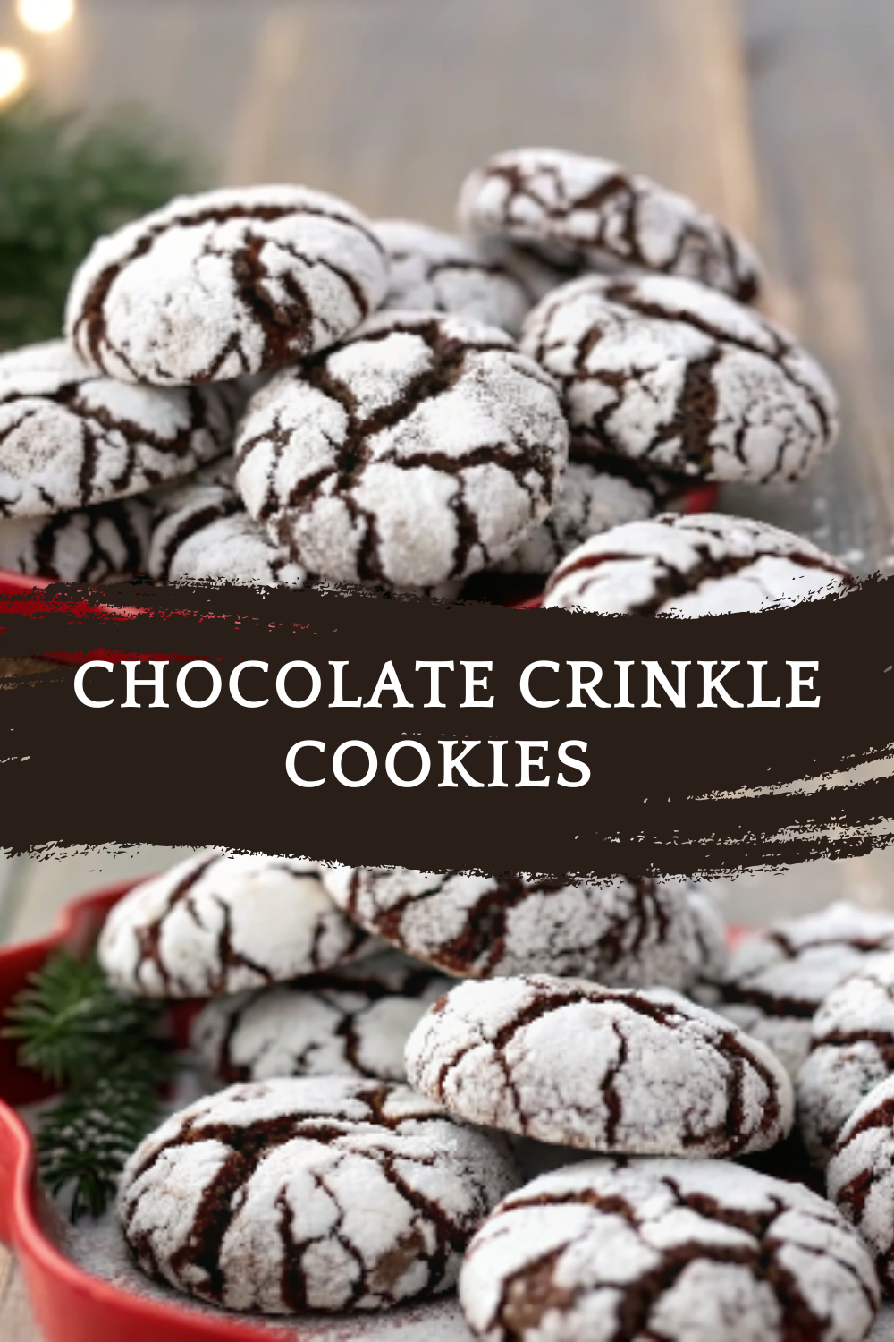 Chocolate Crinkle Cookies – Soft, Fudgy & Perfectly Snow-Cracked