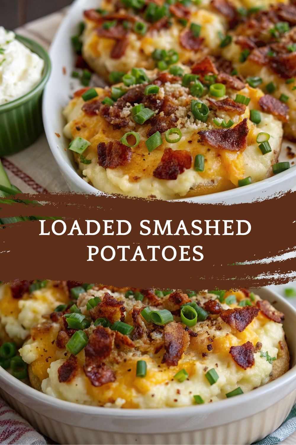 Loaded Smashed Potatoes – Crispy, Cheesy & Fully Loaded Comfort Food!