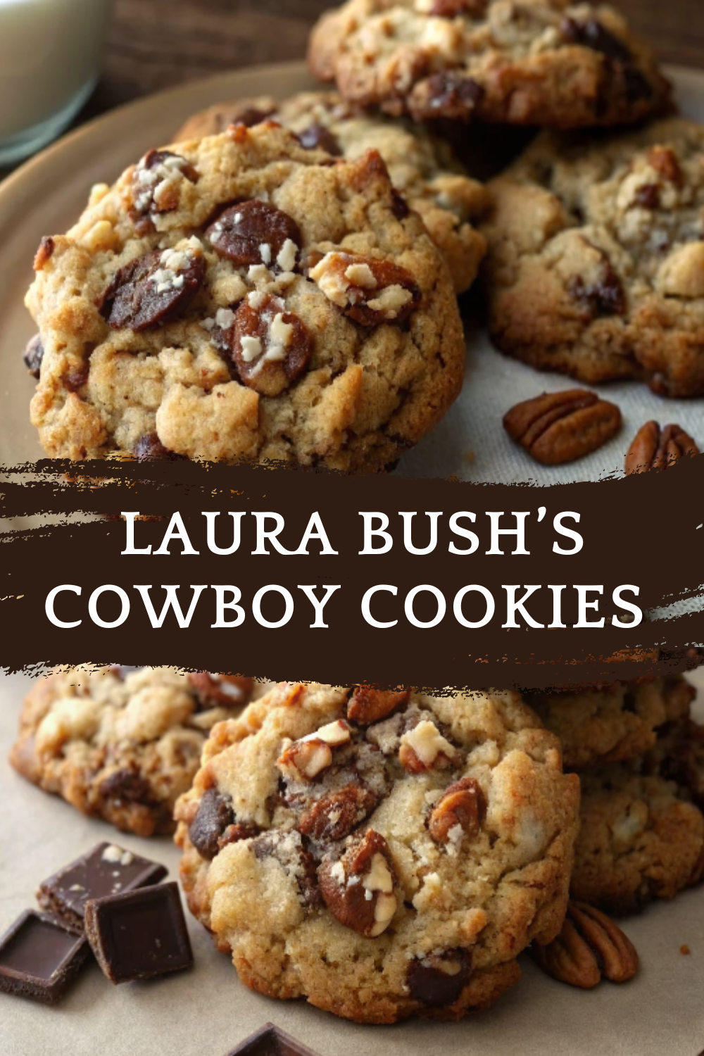 Laura Bush’s Cowboy Cookies Will Steal Your Heart in 1 Bite