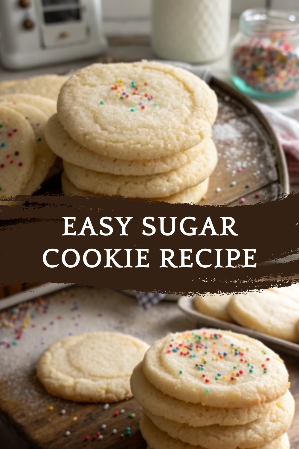Easy Sugar Cookie Recipe – Only 3 Ingredients!