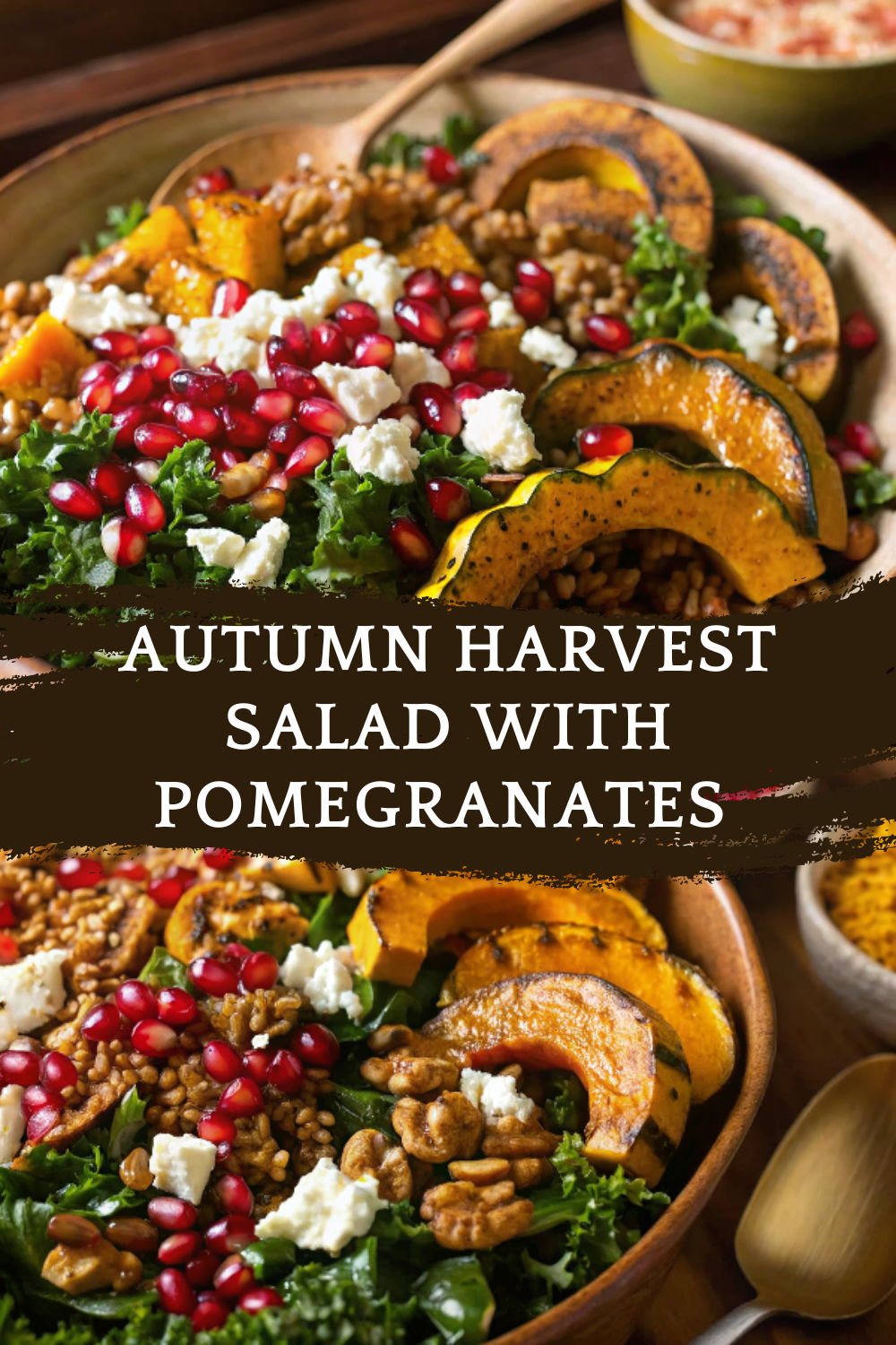 Autumn Harvest Salad with Pomegranates — A Colorful, Cozy & Flavorful Fall Dish