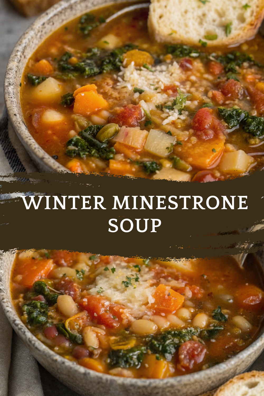 Winter Minestrone Soup – Packed With Veggies & Cozy Comfort