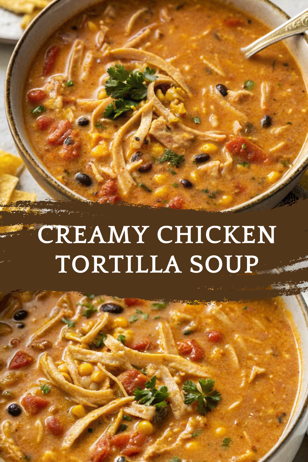Creamy Chicken Tortilla Soup – A Rich, Comforting, Protein-Packed Soup with Bold Mexican-Inspired Flavors