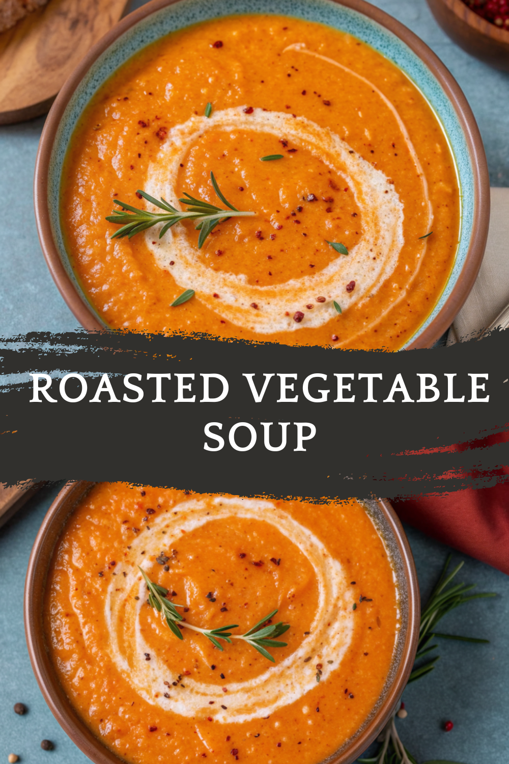 Roasted Vegetable Soup – Smooth, Creamy & Full of Cozy Flavor