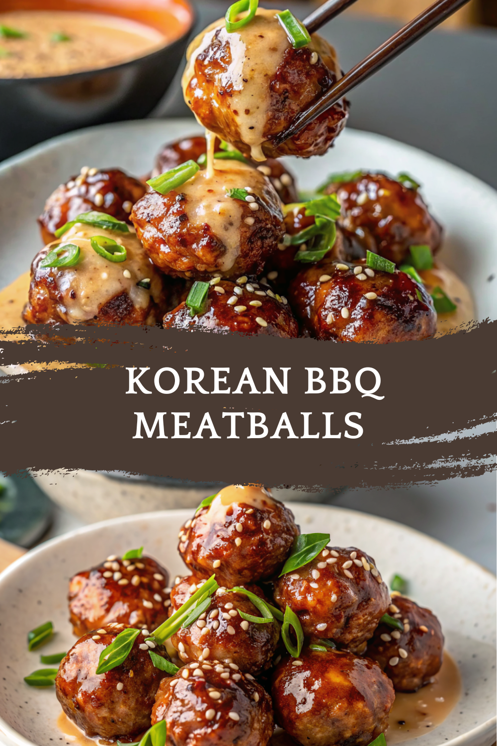 Korean BBQ Meatballs with Spicy Mayo Dip – Juicy, Sticky, Flavor-Packed Meatballs with Bold Korean-Inspired Heat and Creamy Balance