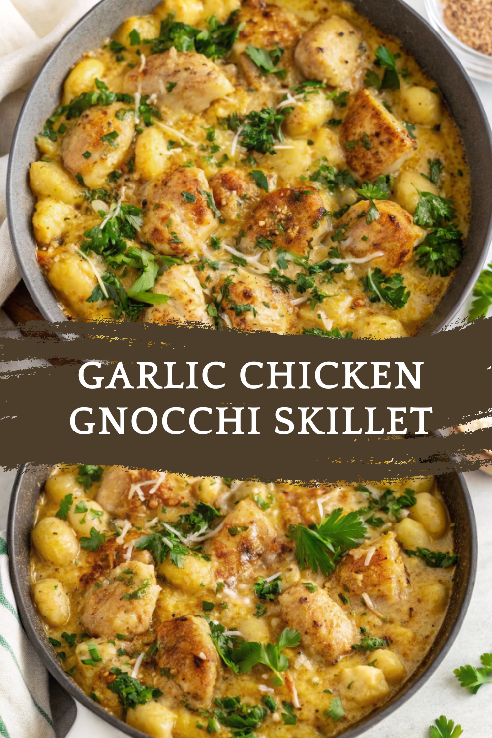 Garlic Chicken Gnocchi Skillet – A Healthy, Hearty, Gluten-Free One-Pan Dinner Ready in 30 Minutes
