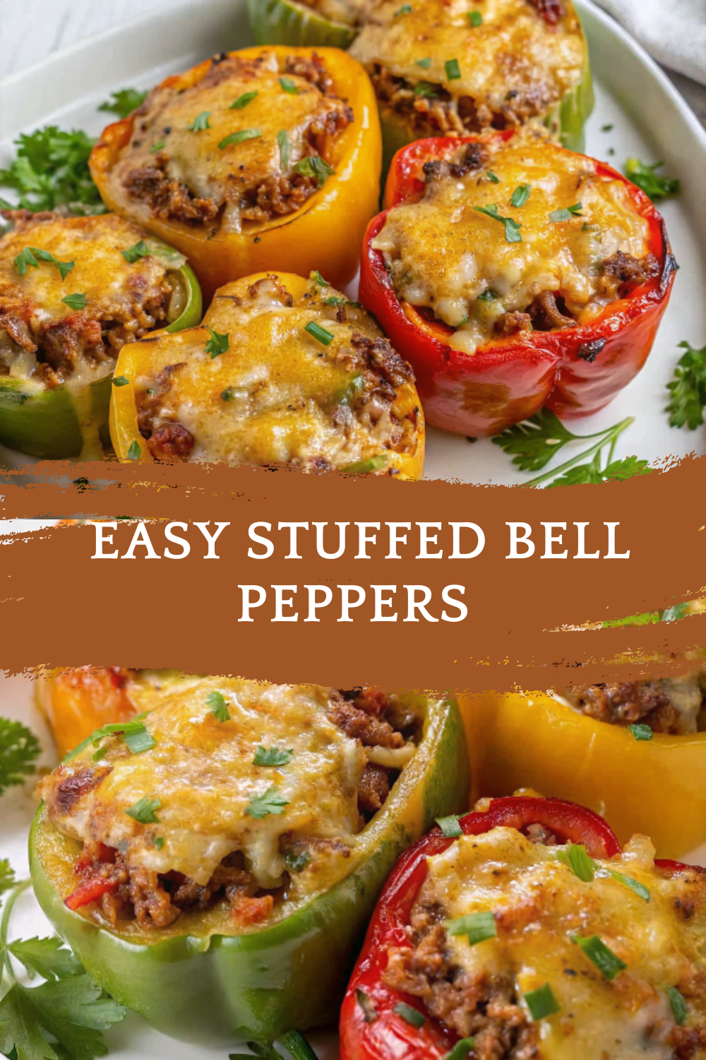 Easy Stuffed Bell Peppers – A Classic, Hearty, Protein-Packed Dinner the Whole Family Will Love