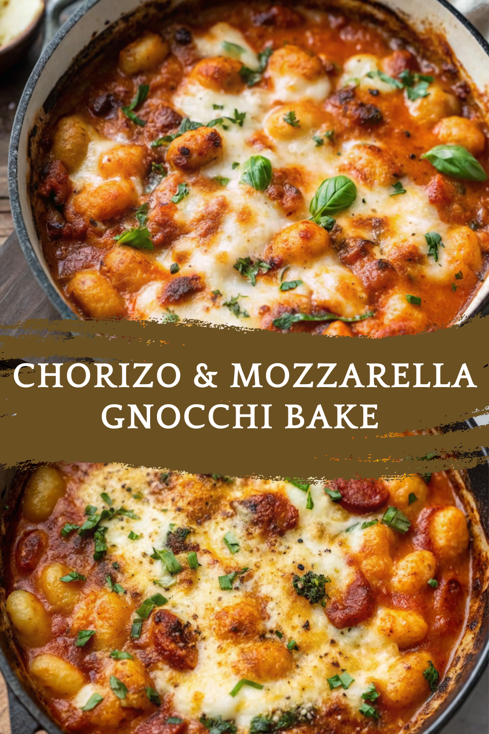 Chorizo & Mozzarella Gnocchi Bake – Quick One-Pot Comfort Dinner (No Pork)