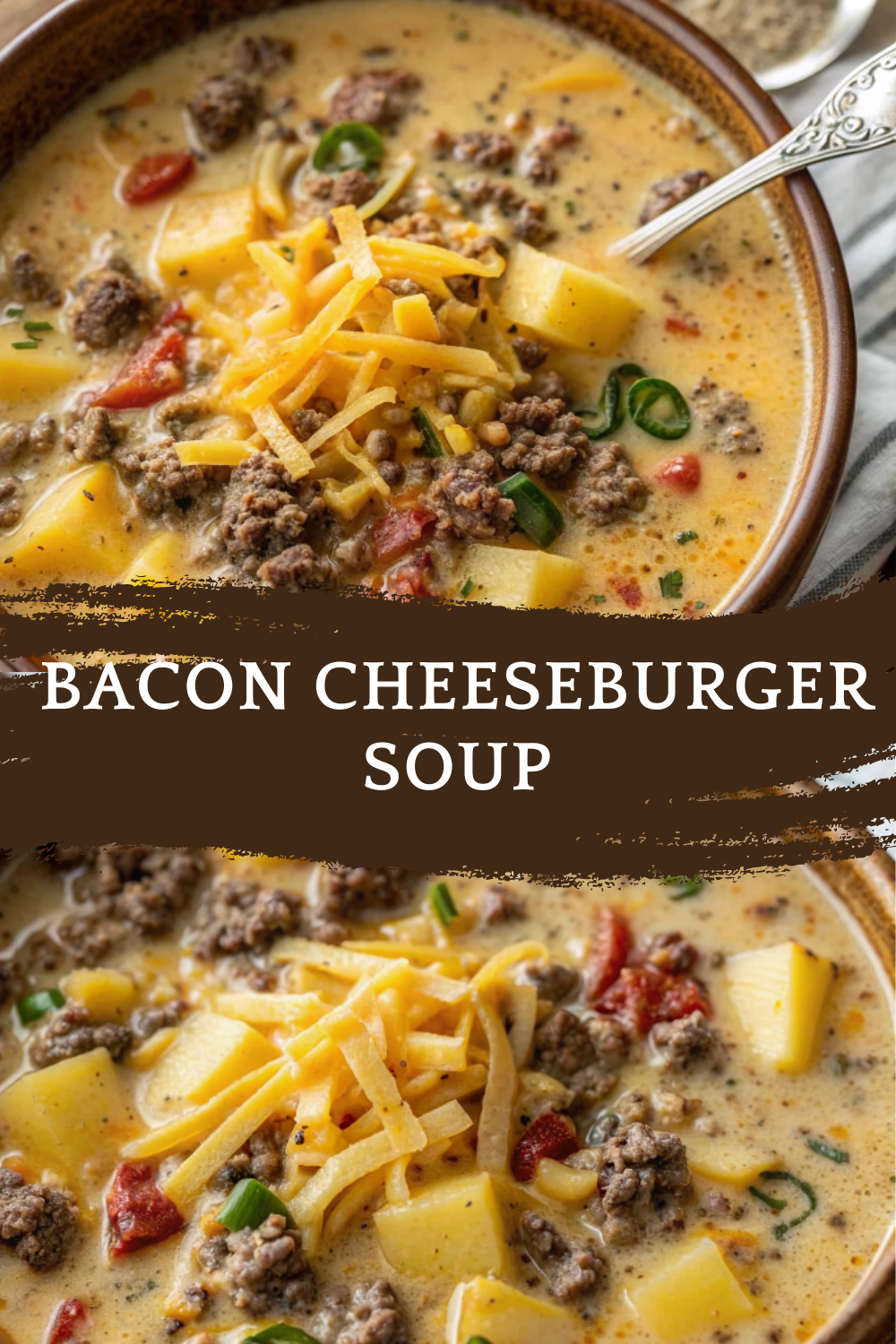 Bacon Cheeseburger Soup – Quick, Cozy & Easy Weeknight Meal