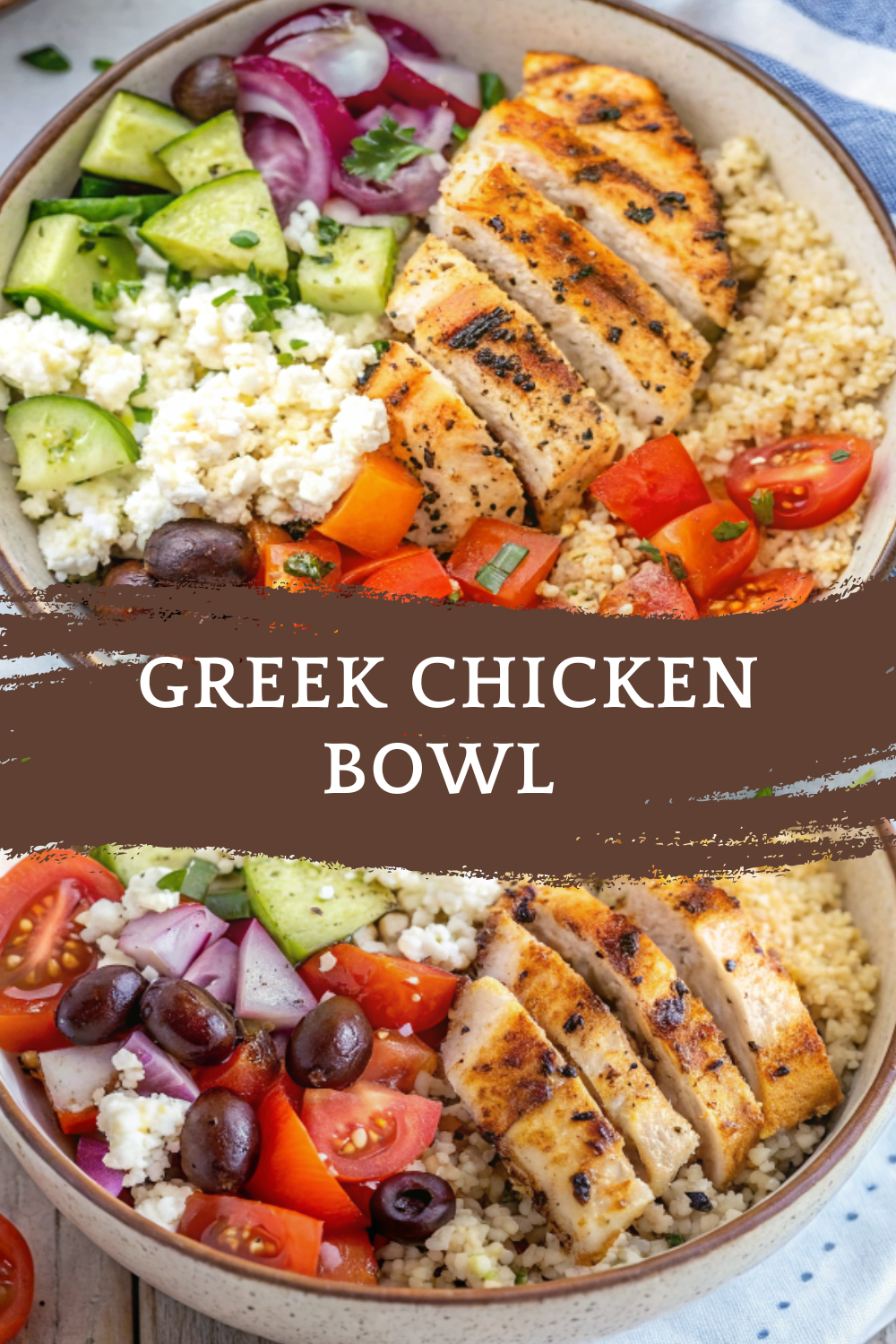 Greek Chicken Bowl – Fresh, Flavorful, and Perfectly Balanced