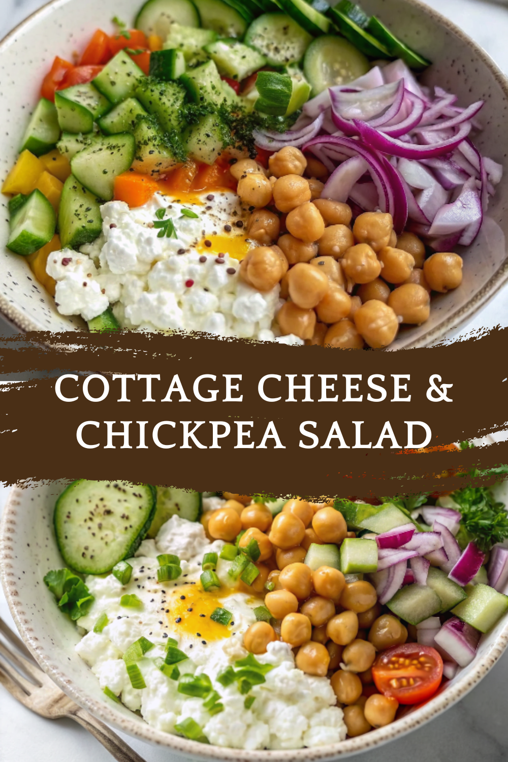 Cottage Cheese & Chickpea Salad – High-Protein, Fresh, and Perfectly Balanced