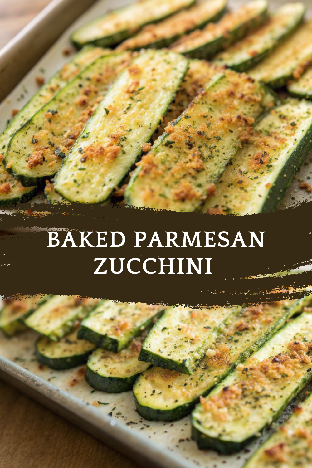 Baked Parmesan Zucchini (Crispy, Cheesy & Oven-Roasted Perfection)
