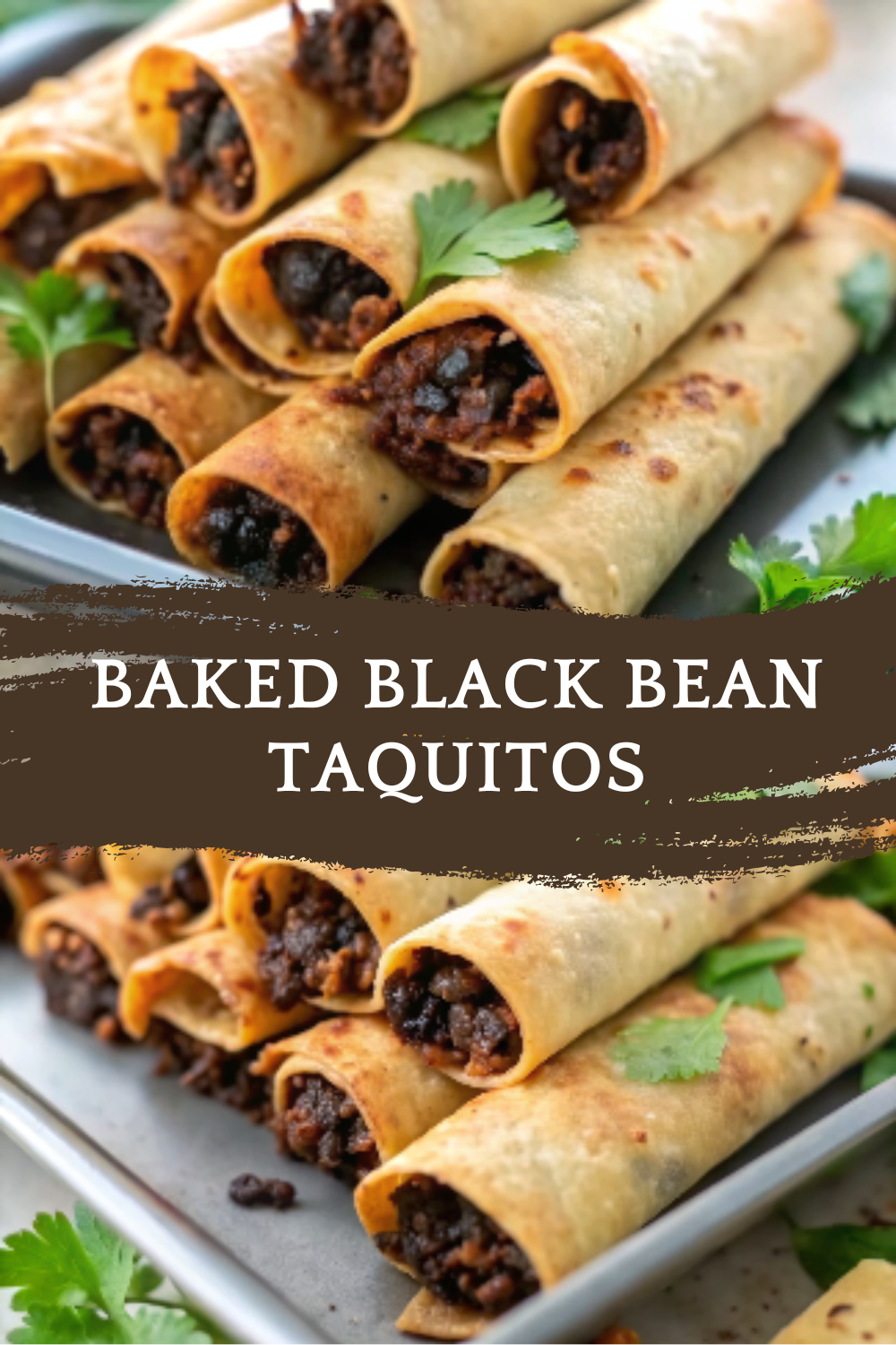 Baked Black Bean Taquitos – A Crispy, Flavorful, High-Fiber Vegetarian Dish Perfect for Easy Weeknight Dinners