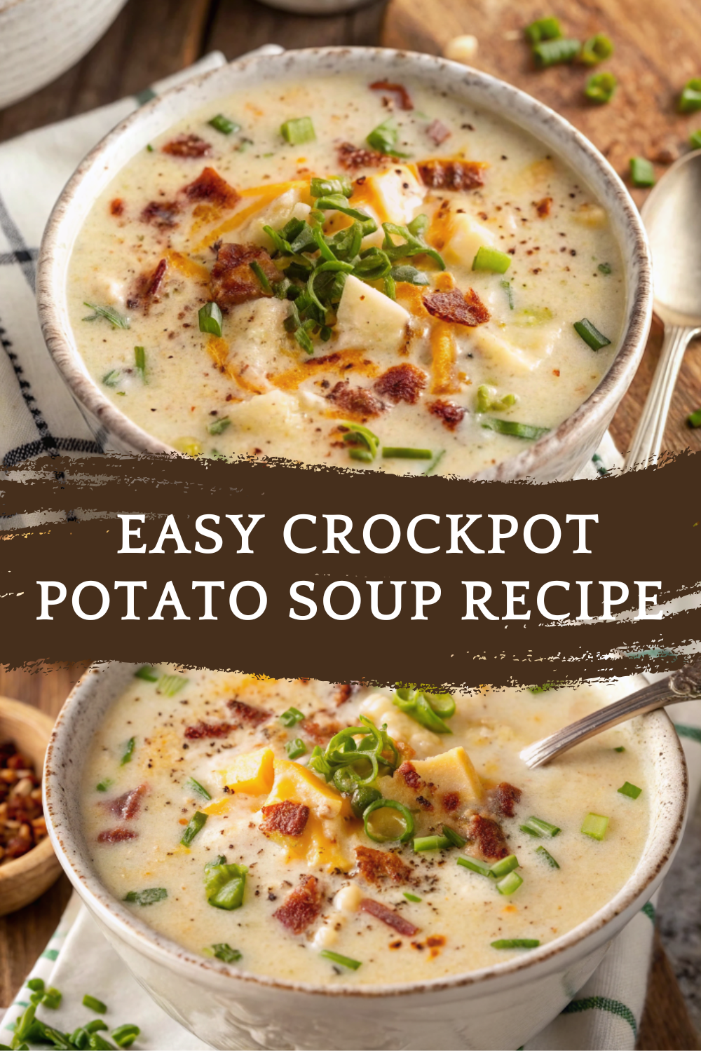 Easy Crockpot Potato Soup Recipe – Creamy, Cozy & Effortless