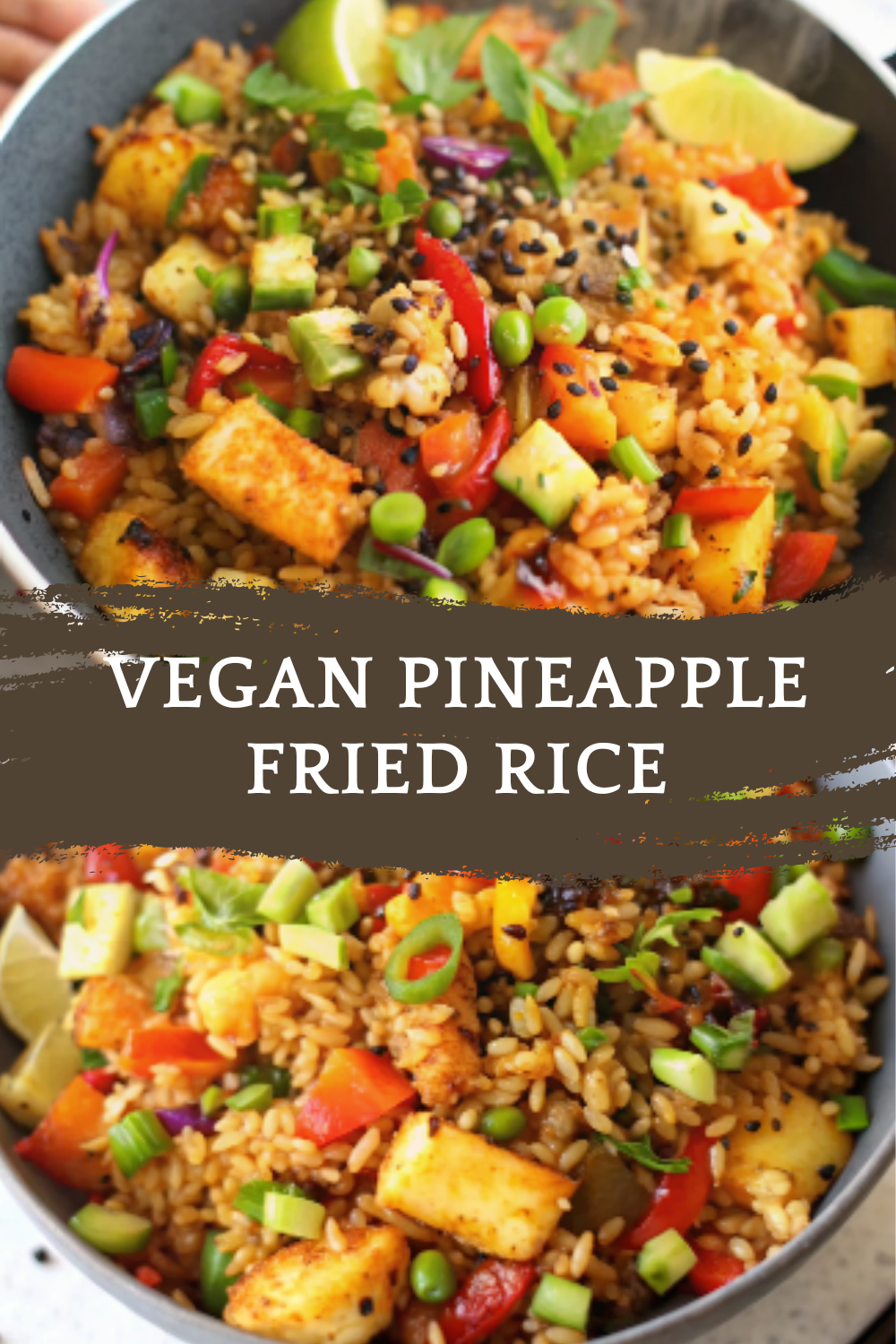 Vegan Pineapple Fried Rice – A Sweet, Savory, Colorful Plant-Based One-Pan Meal Bursting with Tropical Flavor
