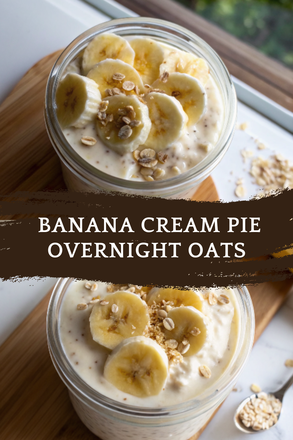 Start Your Day With Banana Cream Pie Overnight Oats for a Creamy, Healthy, Make-Ahead Breakfast