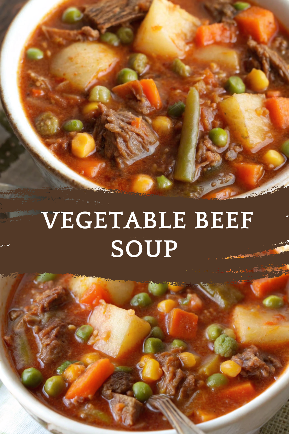 My Mom’s Old-Fashioned Vegetable Beef Soup – Hearty, Cozy & Full of Love