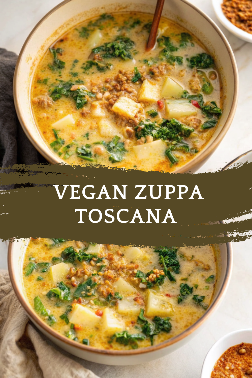 Vegan Zuppa Toscana – A Creamy, Comforting & Flavor-Packed Italian-Inspired Soup