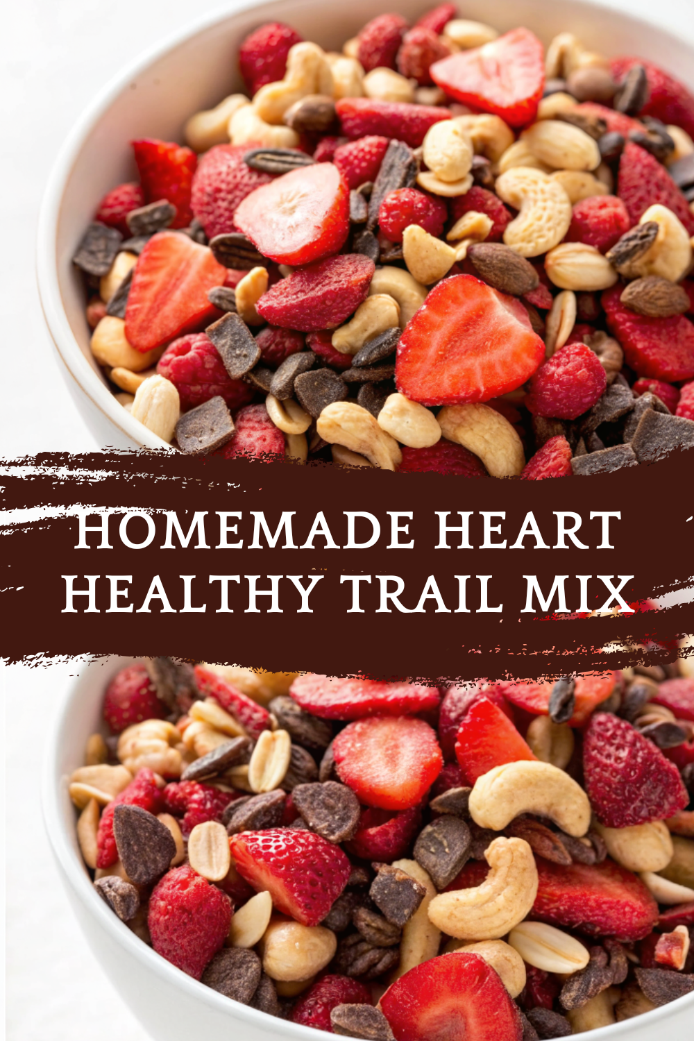 Homemade Heart Healthy Trail Mix with Dark Chocolate