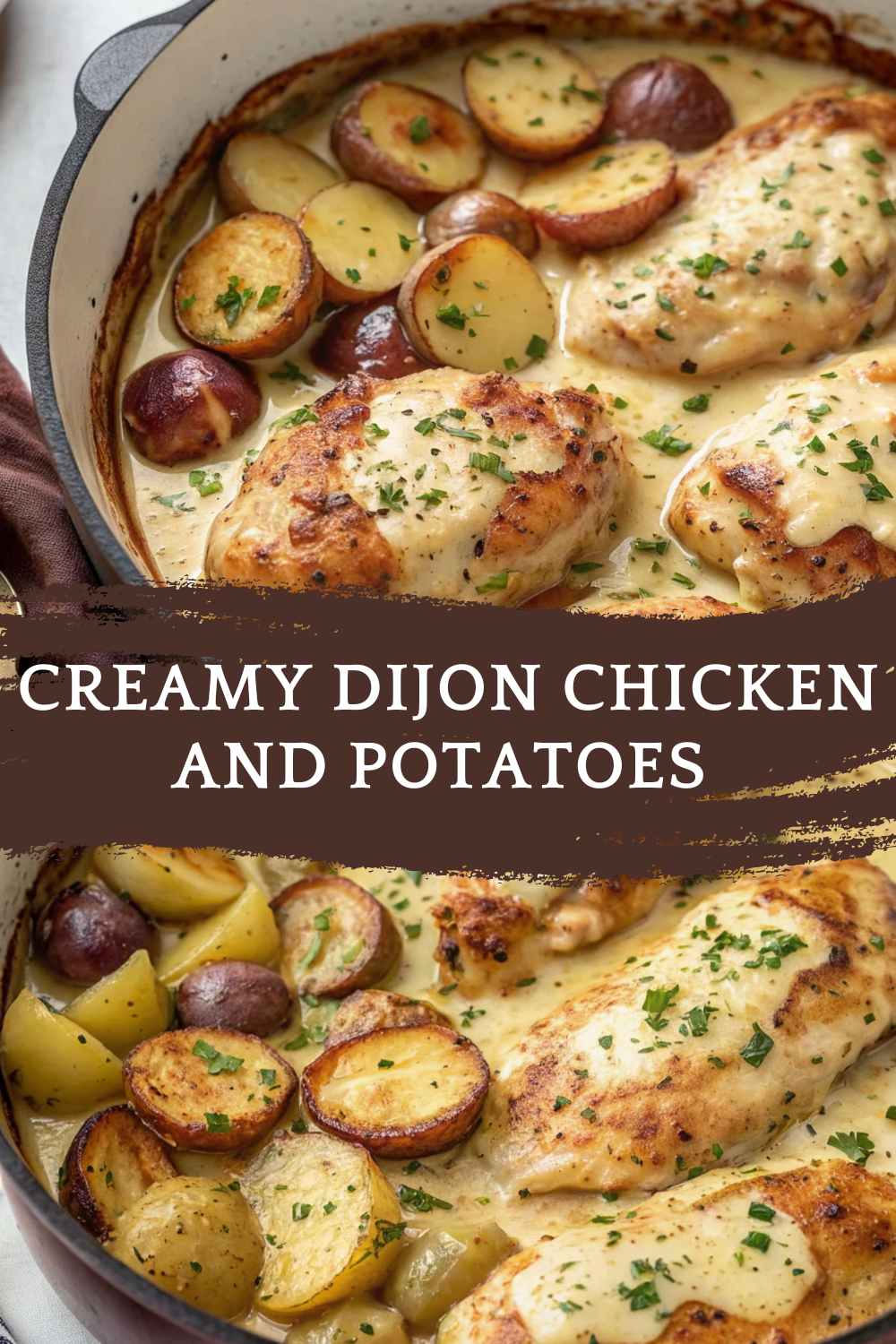 Creamy Dijon Chicken and Potatoes – One-Pan Comfort Dinner with Bold Flavor