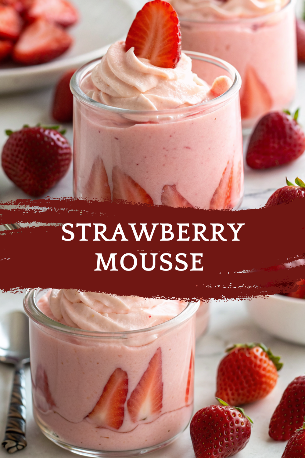 Strawberry Mousse – Light, Creamy & Perfectly Elegant