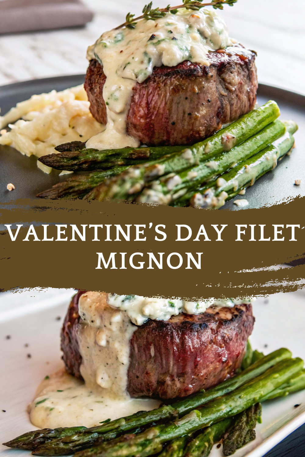 Valentine’s Day Filet Mignon with Creamy Blue Cheese Sauce – Elegant & Romantic Dinner