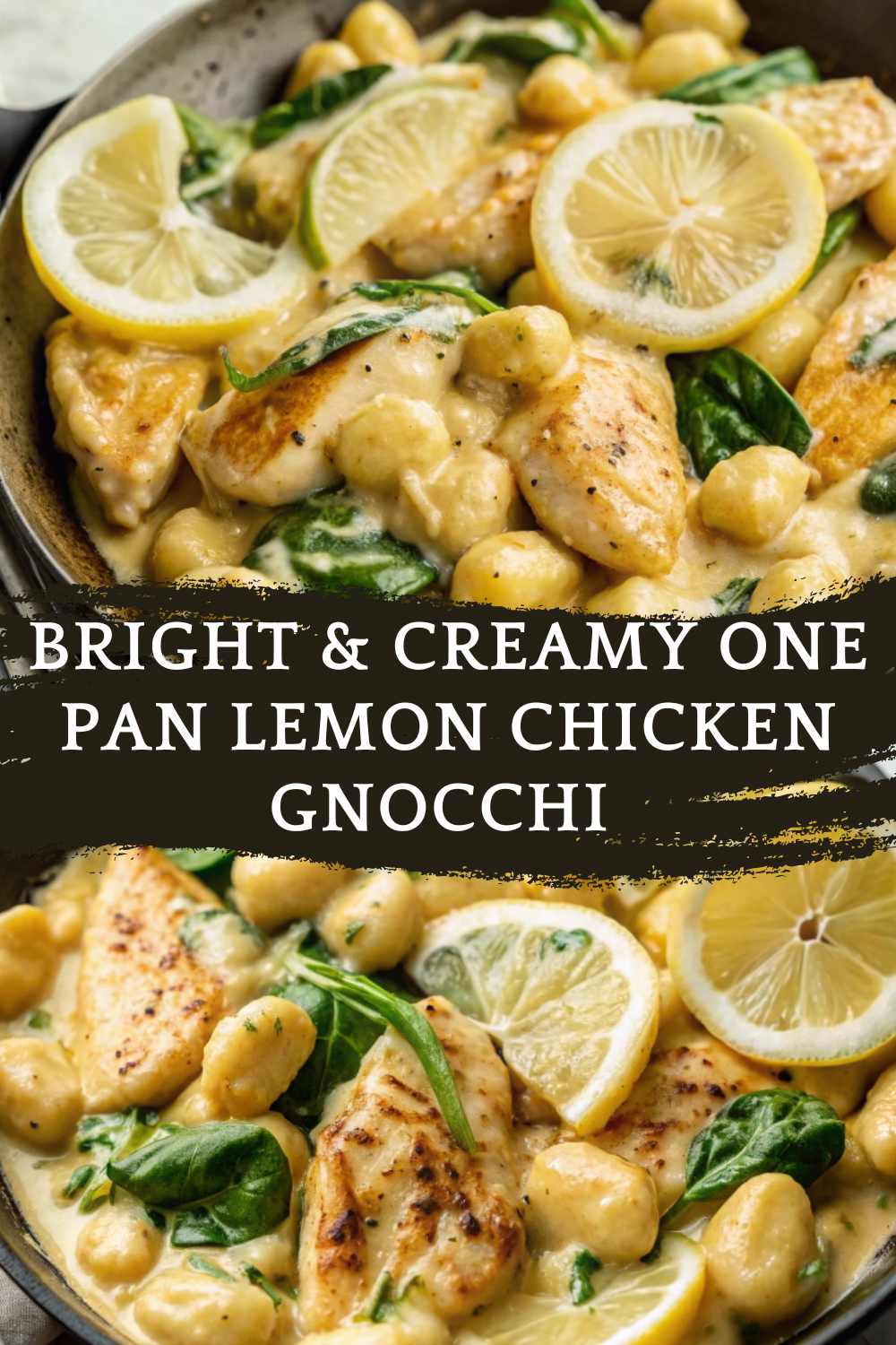 Bright & Creamy One Pan Lemon Chicken Gnocchi – Fresh, Cozy & Weeknight-Ready