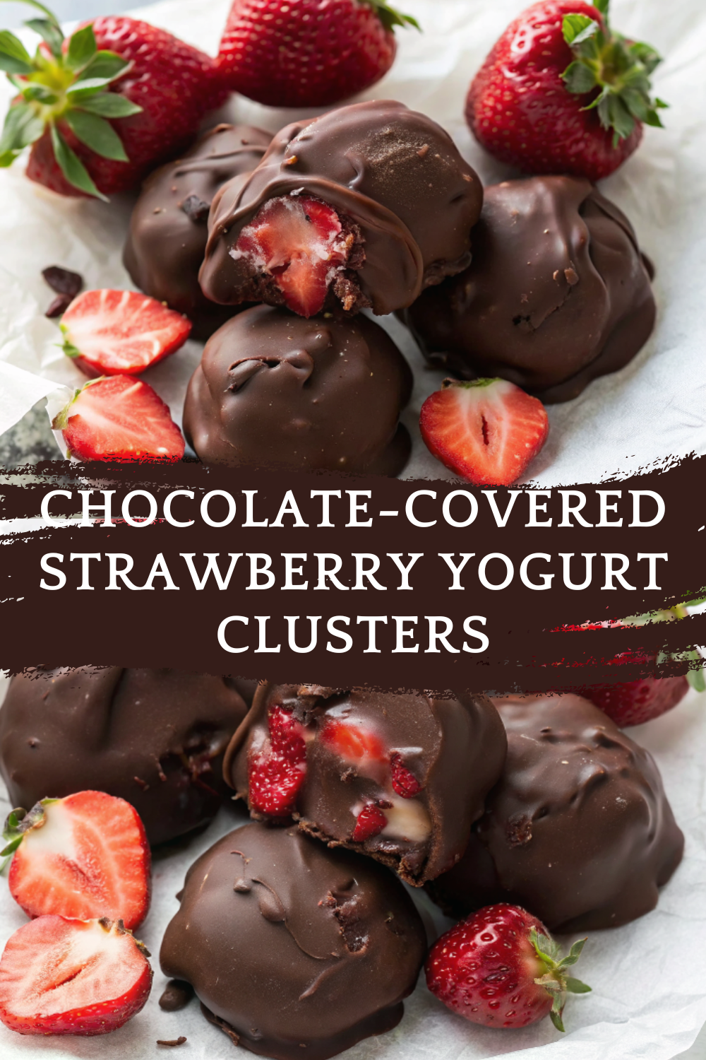 Chocolate-Covered Strawberry Yogurt Clusters – Sweet, Refreshing & Guilt-Free Treat