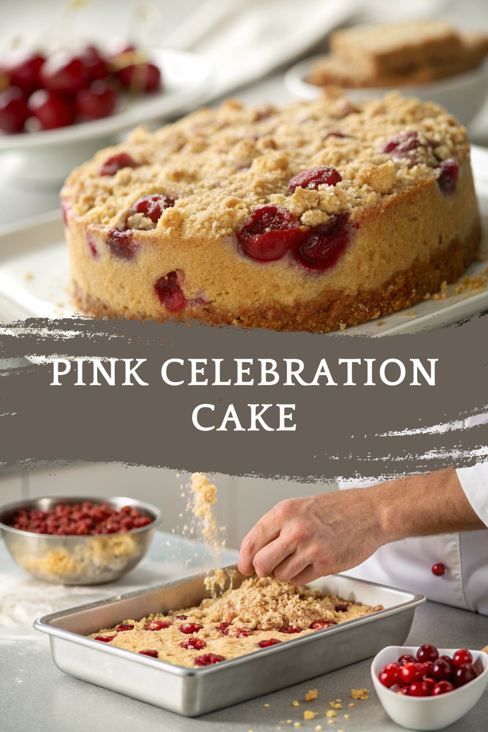 Cherry Coffee Cake with Crumb Topping – Buttery, Soft, and Perfectly Sweet