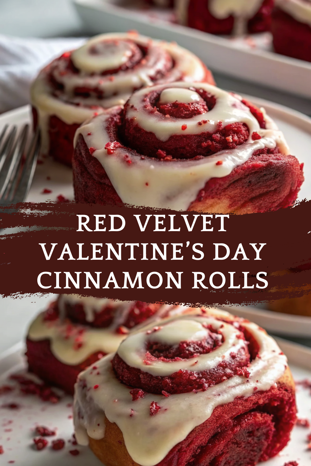 Red Velvet Valentine’s Day Cinnamon Rolls – A Sweet, Soft, and Romantic Breakfast