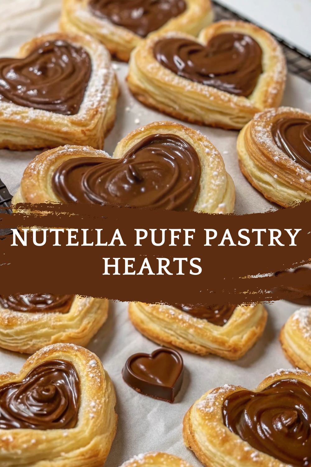 Nutella Puff Pastry Hearts – Flaky, Chocolatey and Irresistible