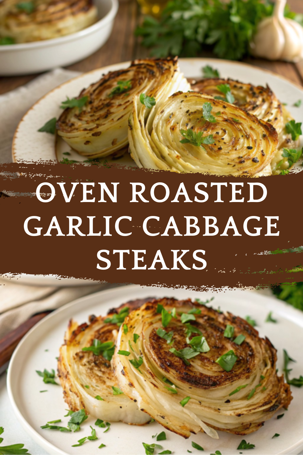 Oven Roasted Garlic Cabbage Steaks: A Flavorful Low-Carb Delight